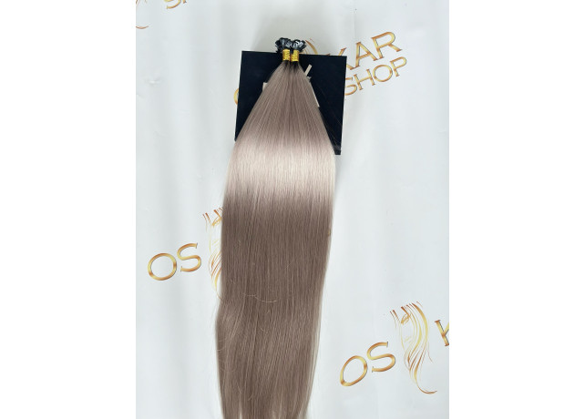 Extensii Cheratina Russian Hair Ombre #1/ Grey